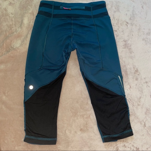 Lululemon crop leggings size 6 - Picture 2 of 9